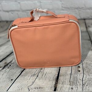 Laura Geller Peach Cosmetic Bag